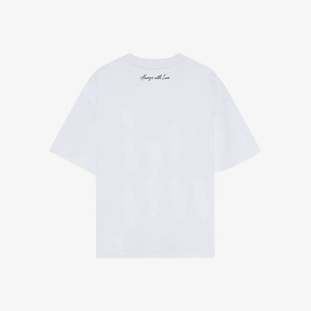 Autograph Oversized Tee White – Valldoreix Autograph Oversized Tee White – Valldoreix