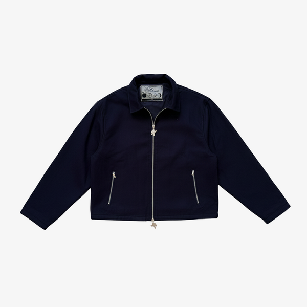 Courtside Double-Zip Wool Effect Jacket Iconic Navy – Valldoreix