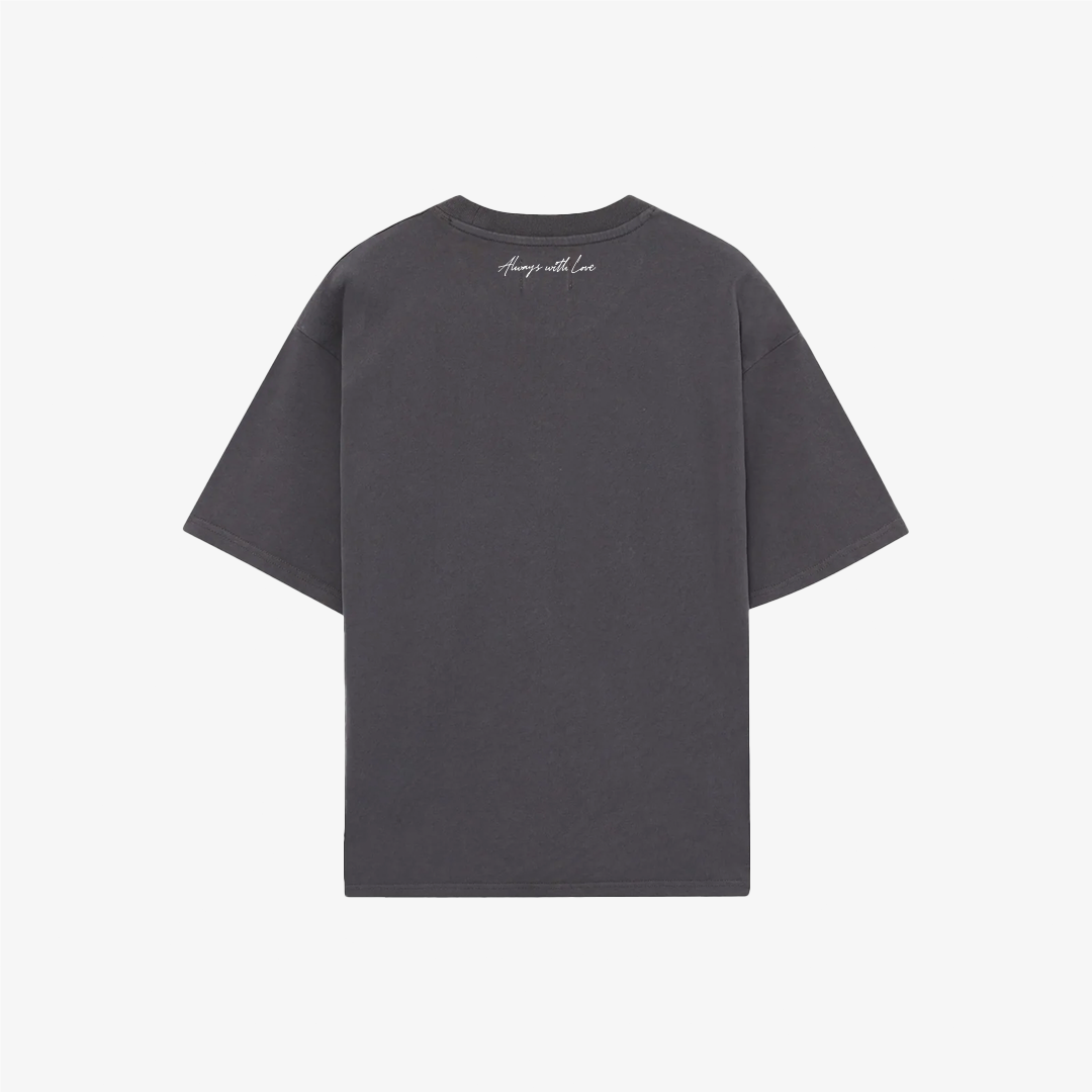 Always with Love Signature Oversized Tee Shadow Grey