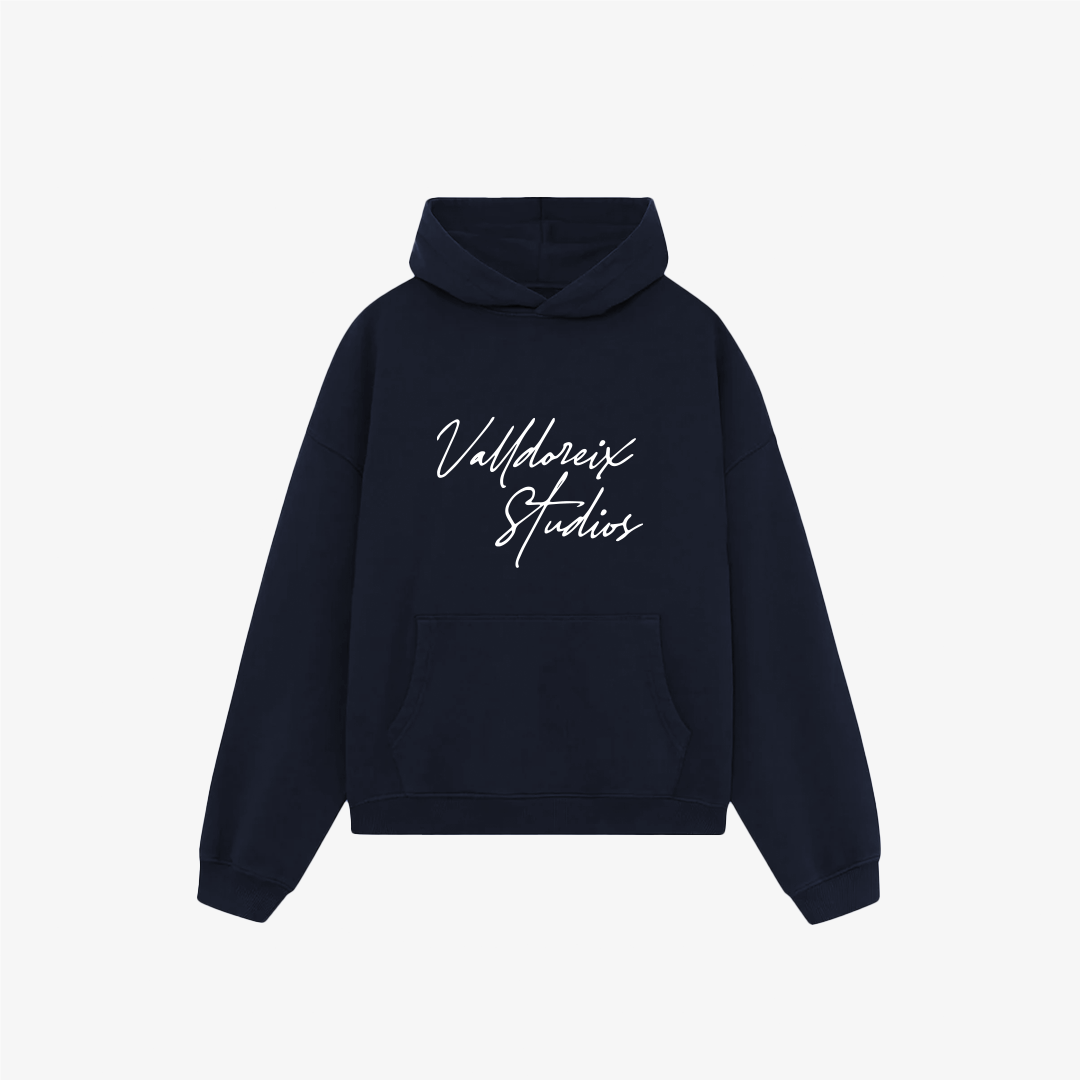 Always with Love Signature Boxy Hoodie Iconic Navy