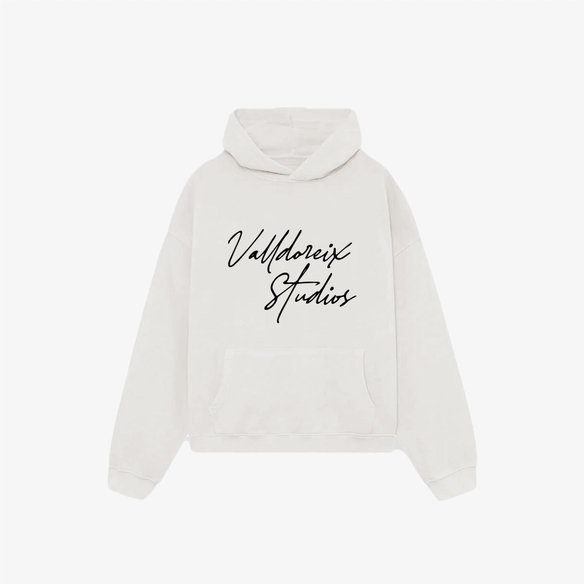 Always with Love Signature Boxy Hoodie White