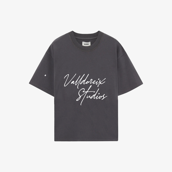 【関税込み】Bode ブラック Signature Scrawl ボクシー Tシャツ Signature Scrawl Shirt – BODE