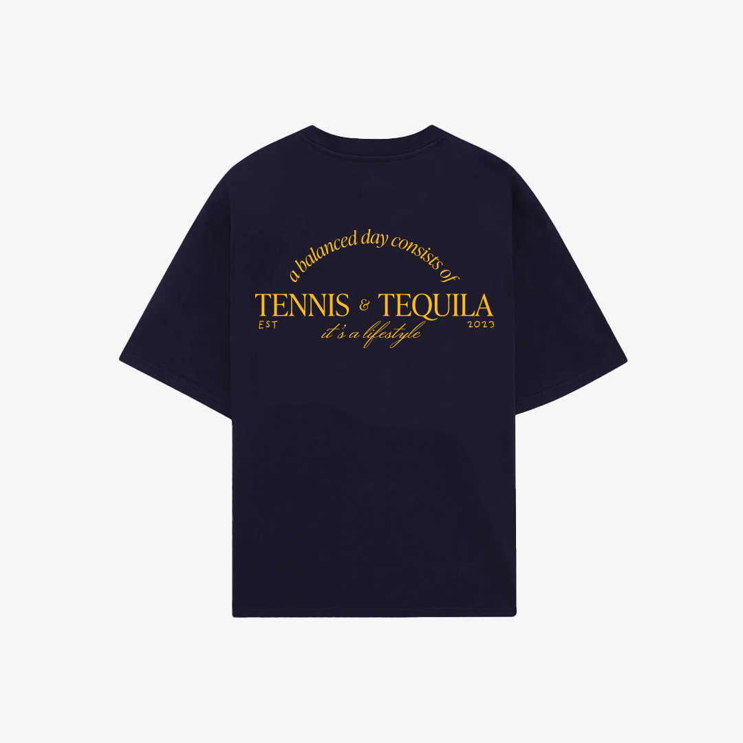 Tennis & Tequila Tee Iconic Navy