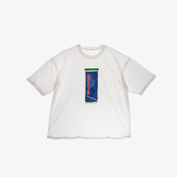 Fresh Can Oversized Training Cotton-Elastane Tee Off-White