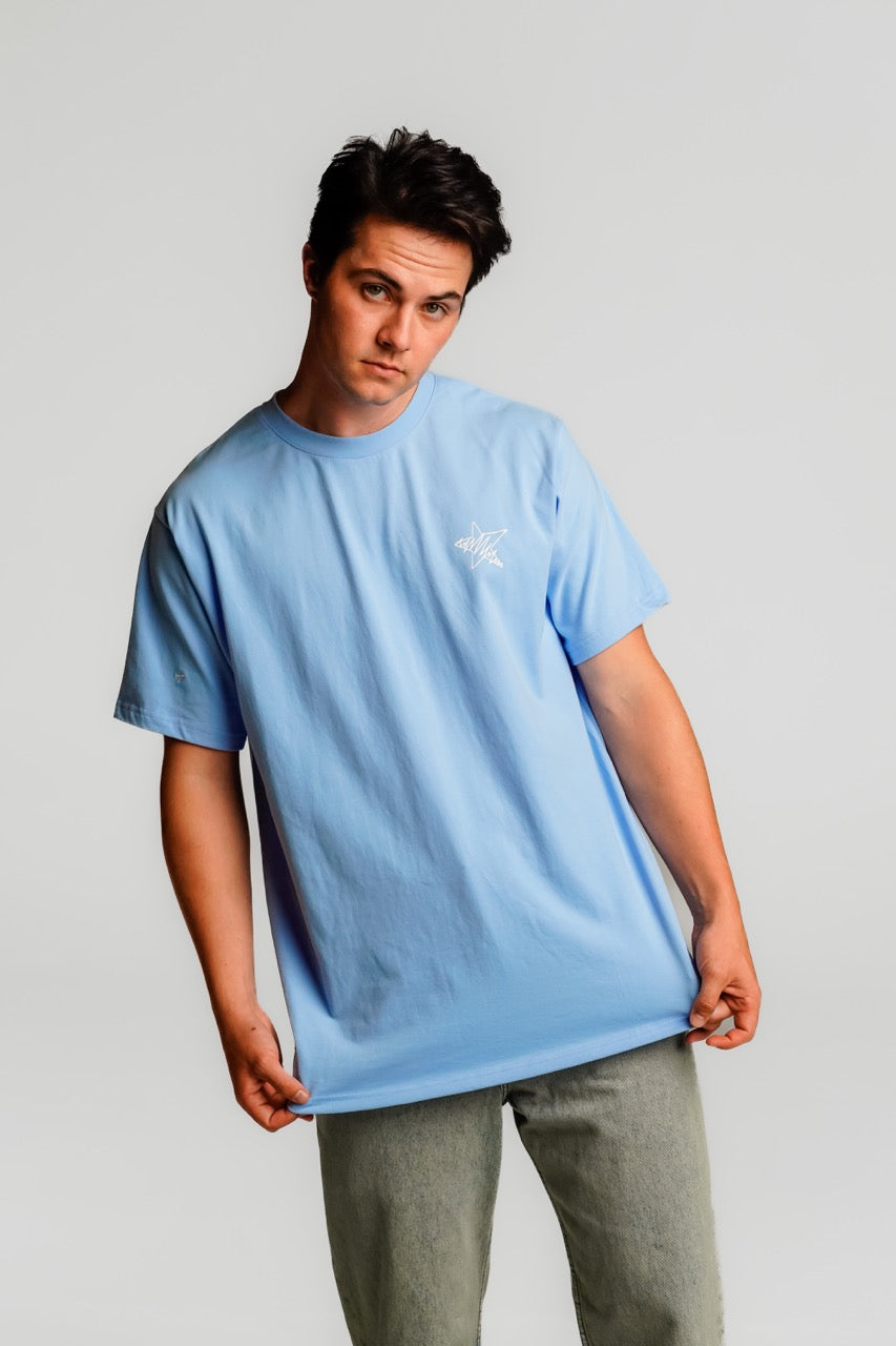 Let Me Mute Your Complaints S/S Tee Baby Blue